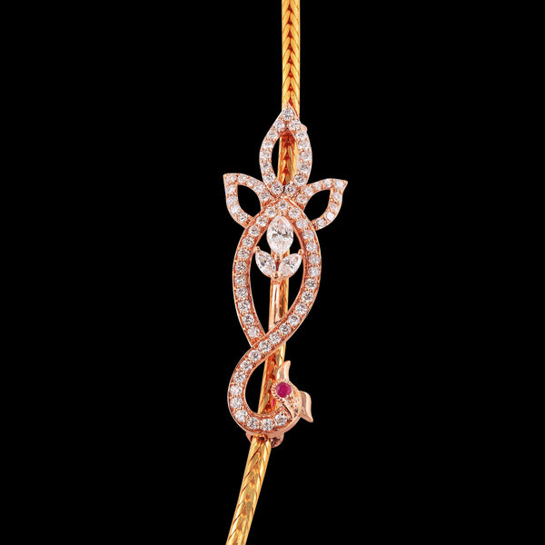 Diamond Mugappu Chain_JCDJCH5005 – JCS JEWEL CREATIONS