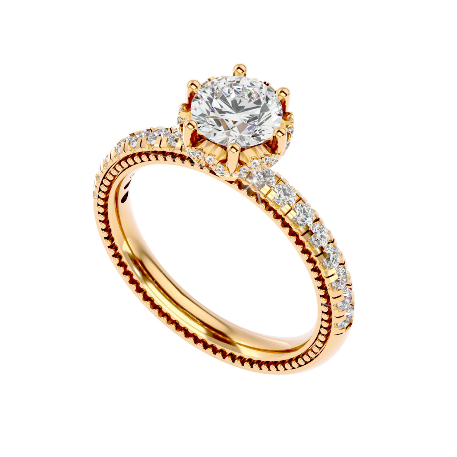 Seis Prong Solitaire Ring_JDSR1020
