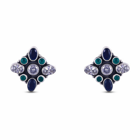 Henna Silver Earring_JSE2037