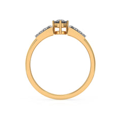 Single Diamond Enclosed Ring_LDR1067
