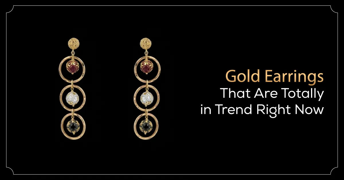 Gold Earrings That Are Totally in Trend Right Now