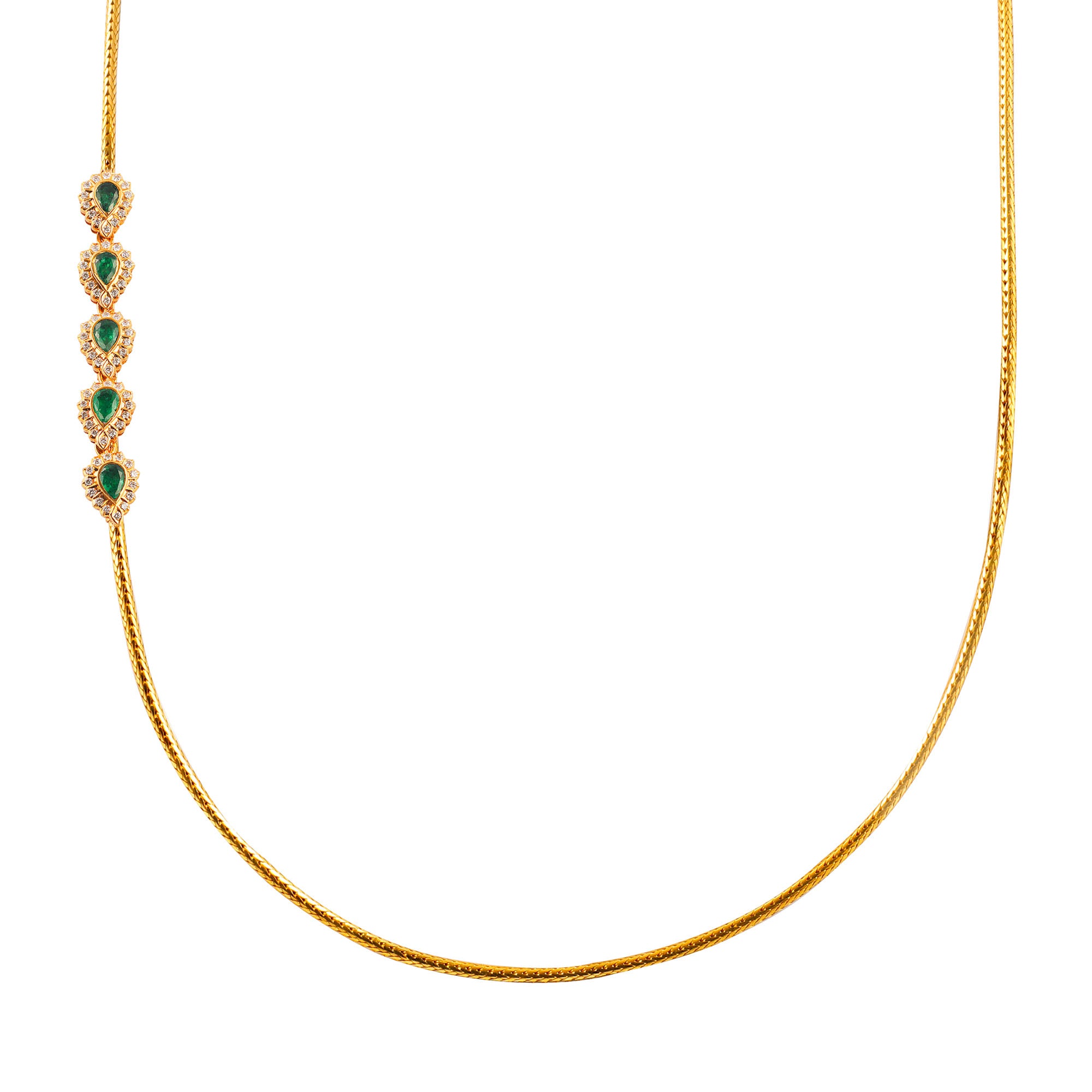 Thali chain with diamond mugappu Clearance