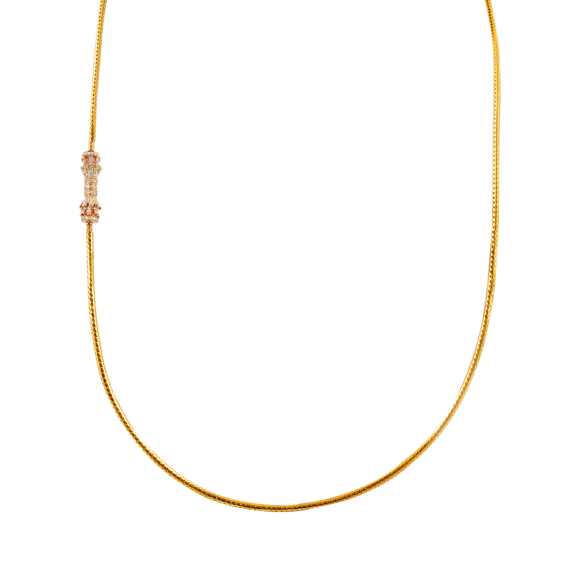 Diamond thali chain with price Clearance