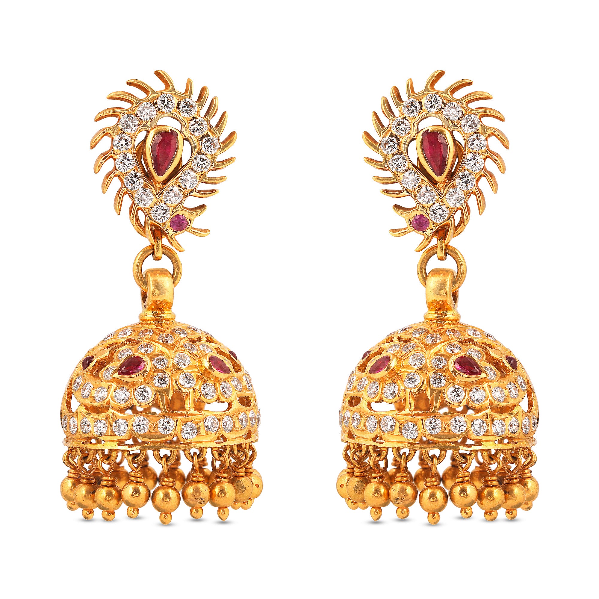 Rutva Diamond Jhumka_JCDJER2008