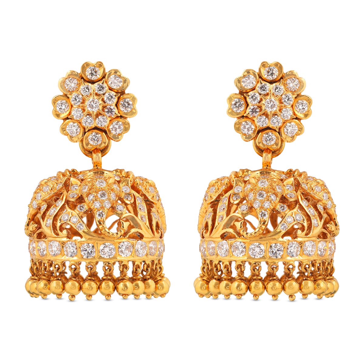 Yahvi Diamond Jhumka_JCDJER2011