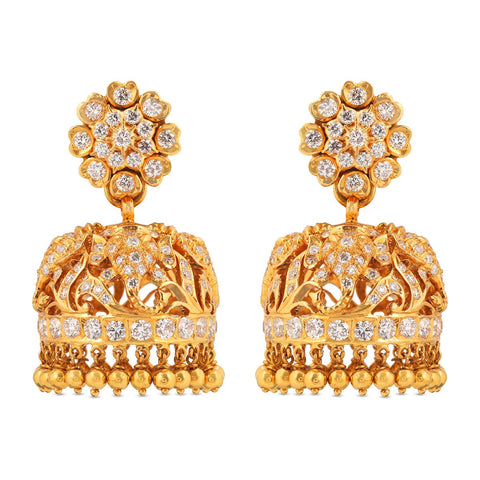 Yahvi Diamond Jhumka_JCDJER2011