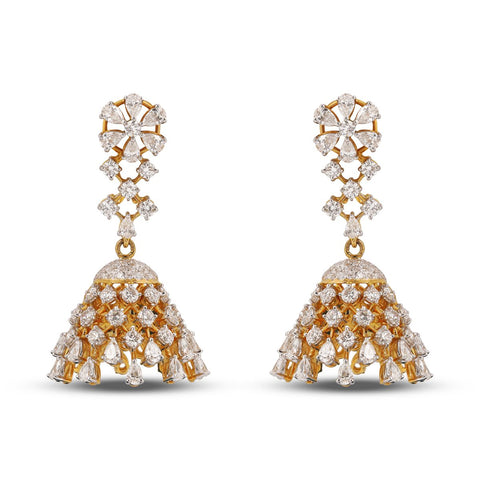 Viha Diamond Jhumka_JCDJER2012