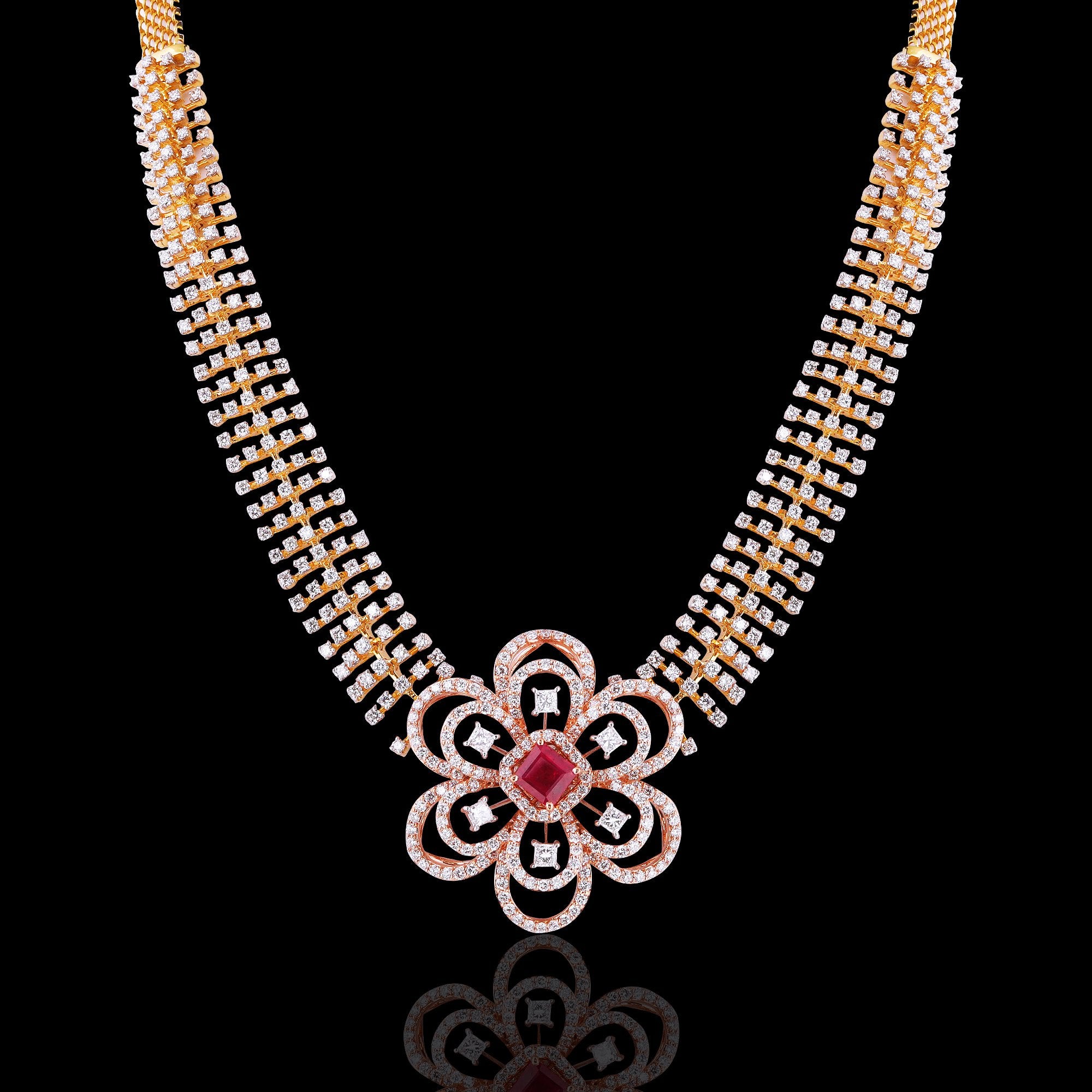 Nisha Diamond Necklace_JCDJNC5005