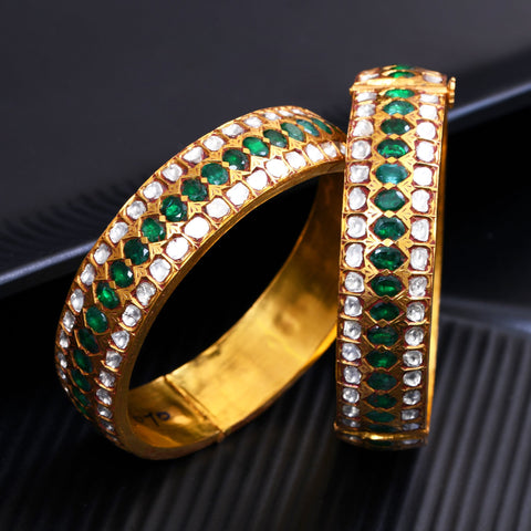 Rashi Gold Bangle _JCGJBB4005