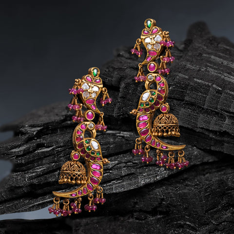 Avni Gold Jhumka _JCGJER3002