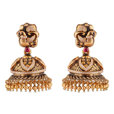 Chaaya Gold Jhumka _JCGJER3009