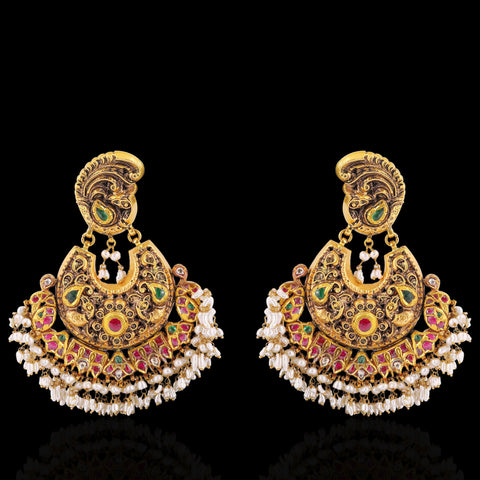 Lise Gold Earring _JCGJER3012