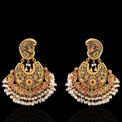 Lise Gold Earring _JCGJER3012