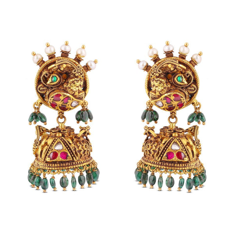 Sajini Gold Jhumka _JCGJER3013