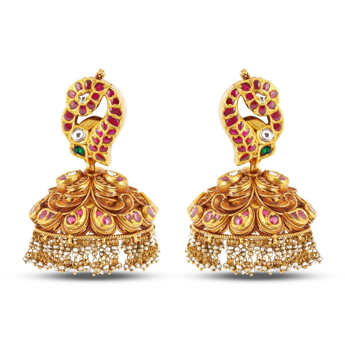 Jana Gold Jhumka _JCGJER3014