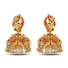 Jana Gold Jhumka _JCGJER3014