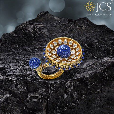 Lavya Gold Ring _JCGJRN1001