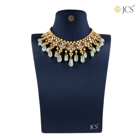 Gandhari Jadau Necklace Set_JCJAD7010