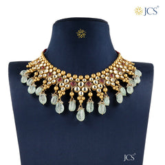 Gandhari Jadau Necklace Set_JCJAD7010