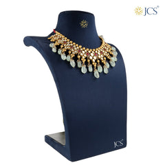 Gandhari Jadau Necklace Set_JCJAD7010