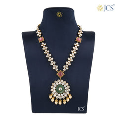 Aatmika Jadau Necklace Set_JCJAD7011