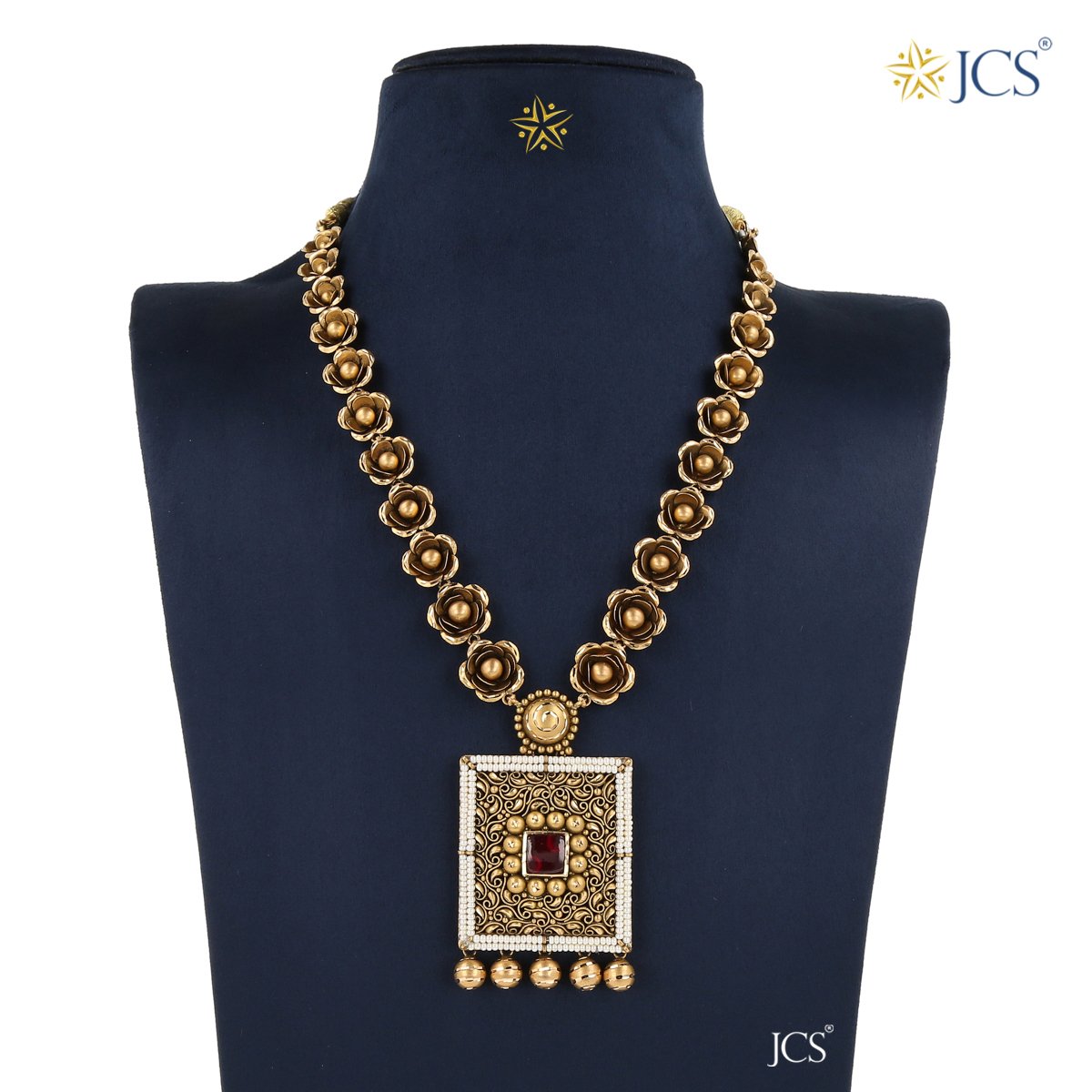 Binutha Jadau Necklace Set_JCJAD7026