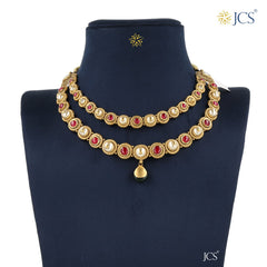 Eshana Jadau Necklace Set_JCJAD7030