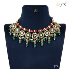 Dhrithi Jadau Necklace Set_JCJAD7031