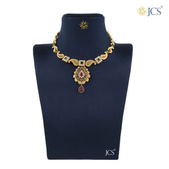 Bhavna Jadau Necklace Set_JCJAD7033