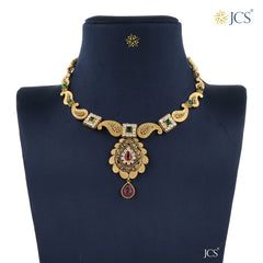 Bhavna Jadau Necklace Set_JCJAD7033