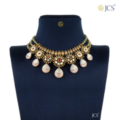 Gayathri Jadau Necklace Set_JCJAD7039