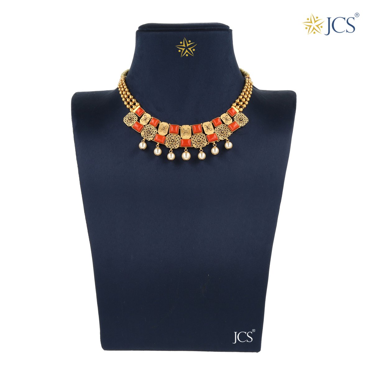 Falak Jadau Necklace Set_JCJAD7042