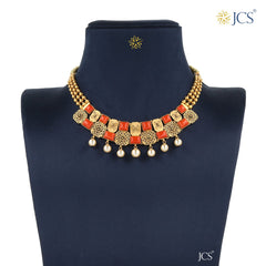 Falak Jadau Necklace Set_JCJAD7042