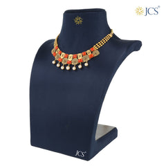 Falak Jadau Necklace Set_JCJAD7042