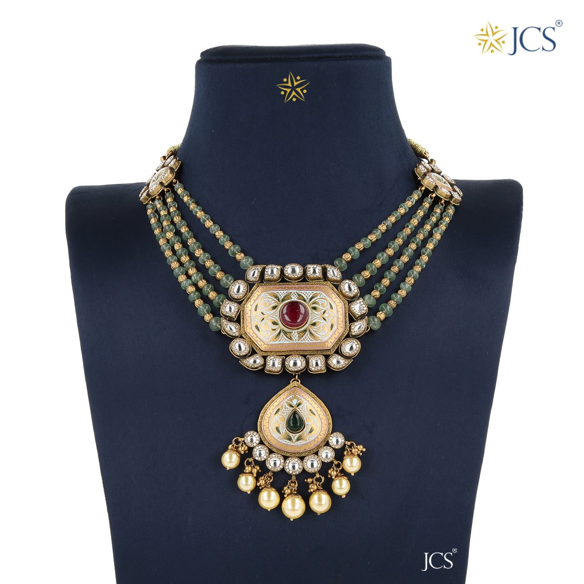 Mihika Jadau Necklace Set_JCJAD7045