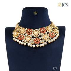 Kashvi Jadau Necklace Set_JCJAD7049