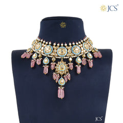 Hemal Jadau Necklace Set_JCJAD7066