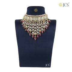 Ishika Jadau Necklace Set_JCJAD7067