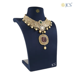 Pihu Jadau Necklace Set_JCJAD7069