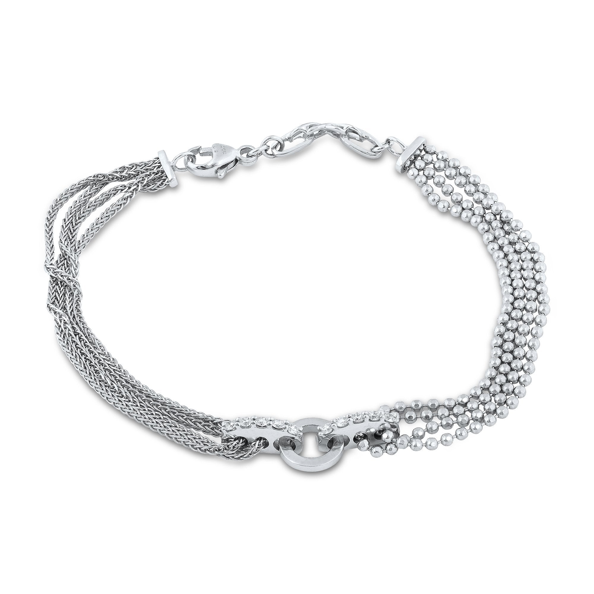 Pandora Platinum Bracelet _JCPTBB4007