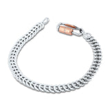 Chain Link Platinum Bracelet _JCPTBB4008 - Two Tone / Pt 950 / EF-VVS1