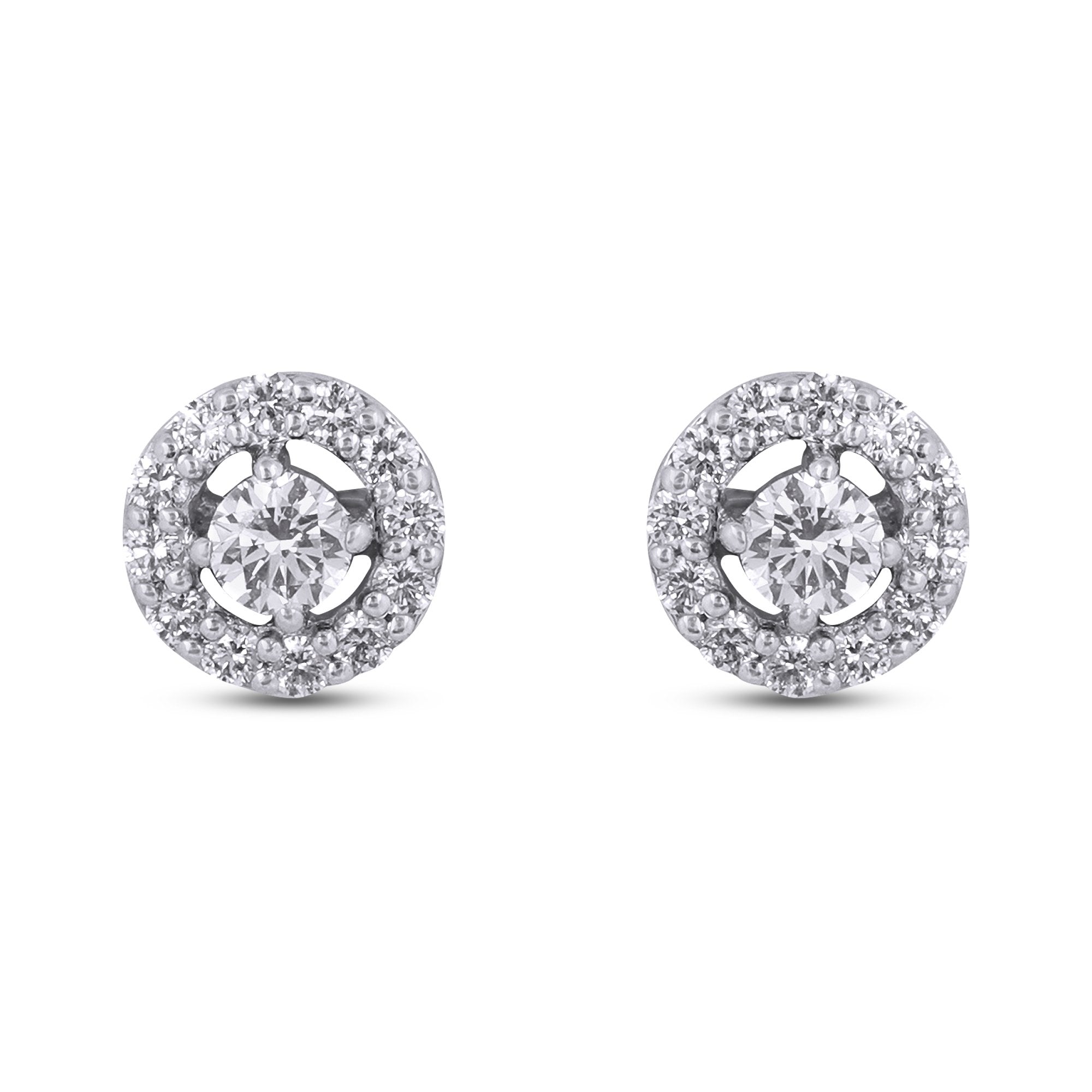 Classic Platinum Studs JCPTER2001  JCS JEWEL CREATIONS