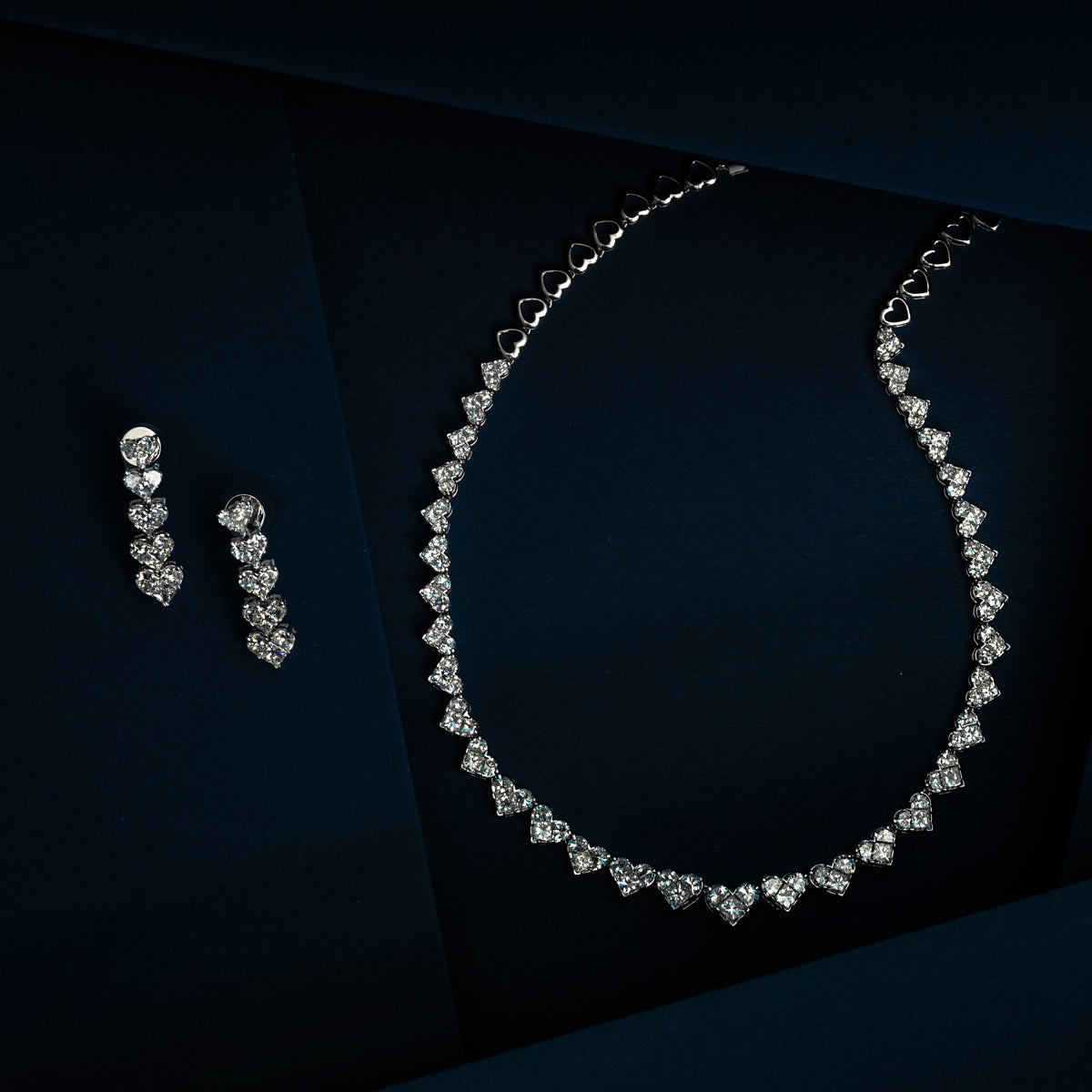 Diamond Necklace Set_JDN5018