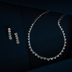 Diamond Necklace Set_JDN5018