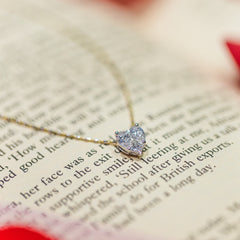 Heart Shaped Diamond Pendant_JDP3057