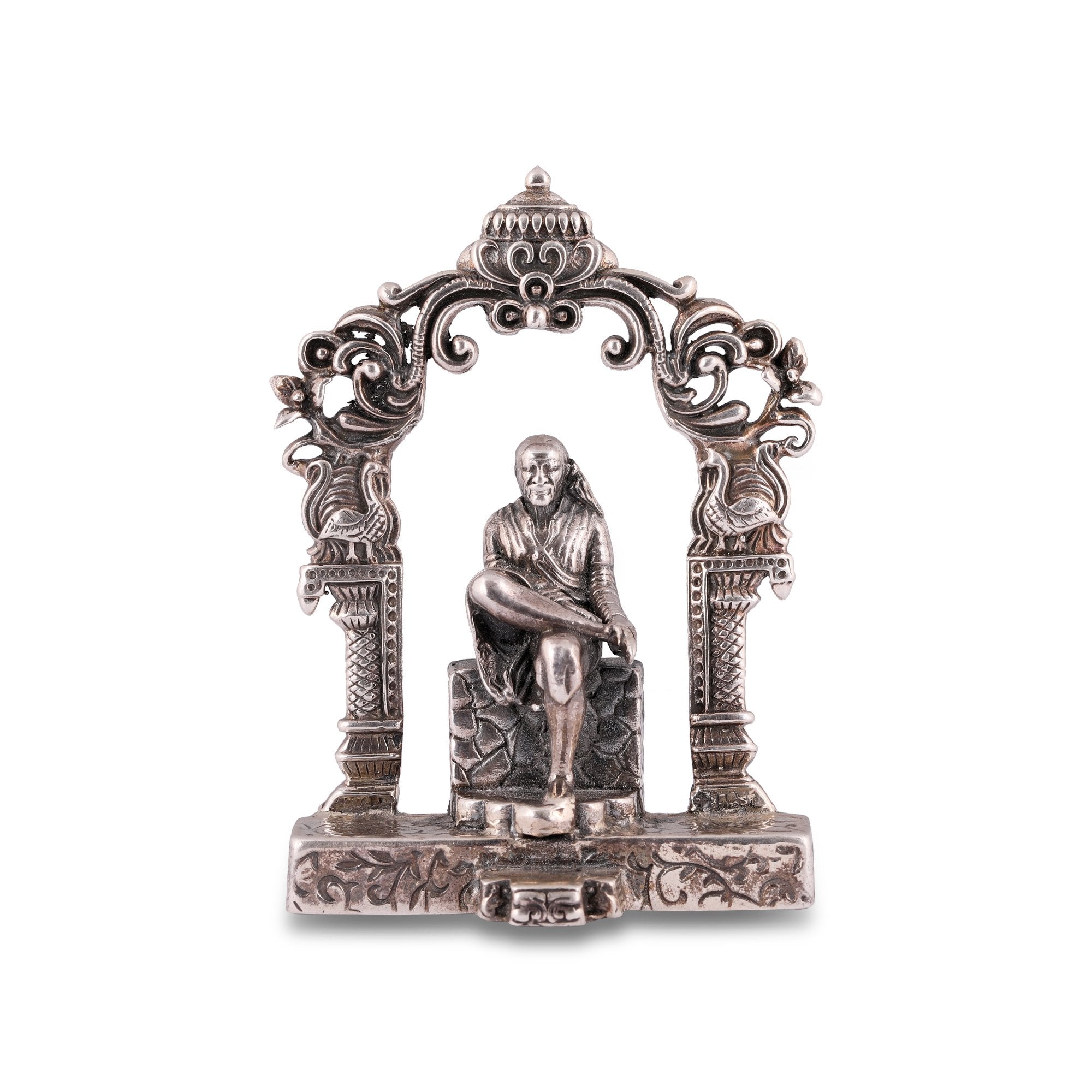 Silver Sai Baba statue_JCSILMIS9001