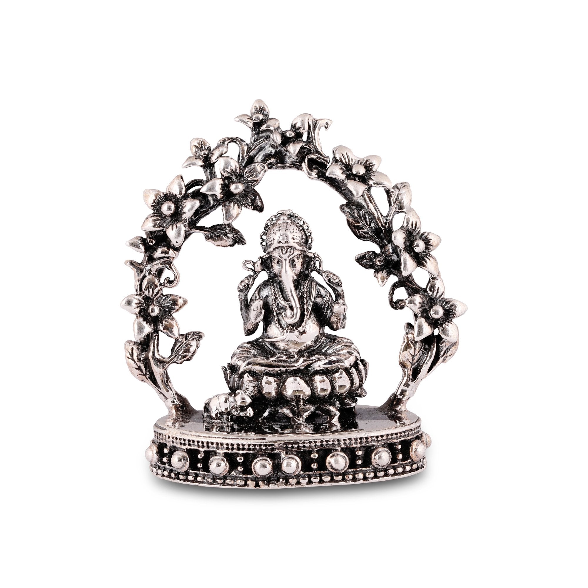 Silver Ganesha  statue