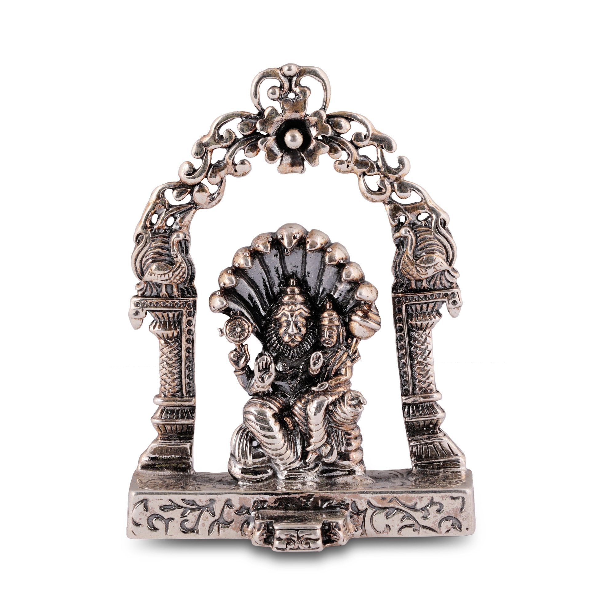 Silver  Lakshmi Narasimhar statue