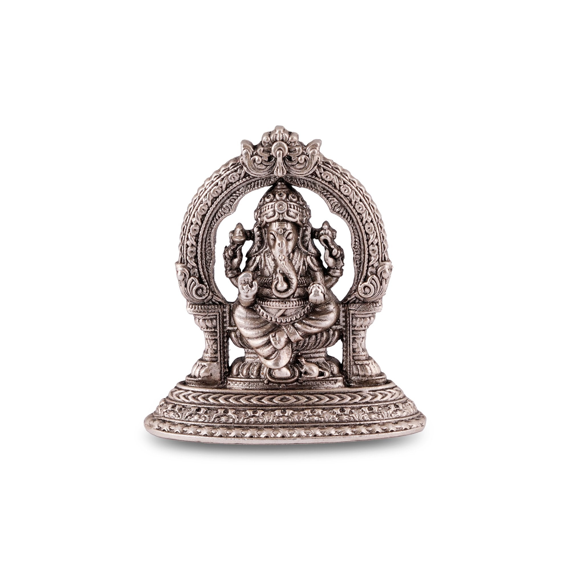 Silver Ganesha  statue