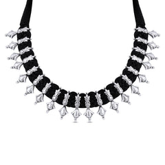 Sadhya Silver Necklace_JCSILNC5003